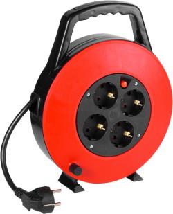 Vivanco extension cord CR 75B 7.5m, red/black (39614)