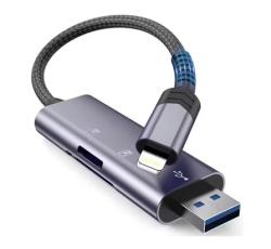 Tech-Protect card reader Ultraboost SD/microSD Lightning/USB | 5906302307845