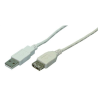 Logilink | USB 2.0 extensio cable, | USB-A to USB-A USB A female | USB A male
