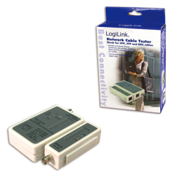 Logilink | Cable tester for RJ45 and BNC with remote unit | WZ0011