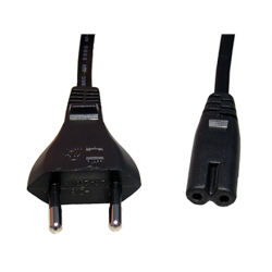 Cablexpert | Power cord (C7), VDE approved | Black Power plug type C | PC-184-VDE