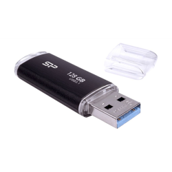 Silicon Power | USB 3.1 Flash Drive | Blaze B02 | 128 GB | USB 3.2 Gen 1/USB 3.1 Gen 1/USB 3.0/USB 2.0 | Black | SP128GBUF3B02V1K