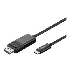Goobay | USB-C male | DisplayPort male | USB-C- DisplayPort adapter cable (4k 60 Hz) | USB-C to DP | 1.2 m | 79295