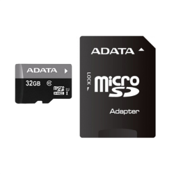 ADATA | Premier UHS-I | 32 GB | MicroSDHC | Flash memory class 10 | Adapter | AUSDH32GUICL10-PA1