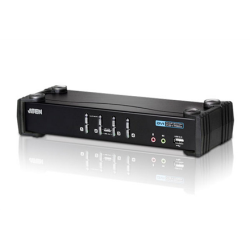 Aten 4-Port USB DVI/Audio KVMP Switch | Aten | 4-Port USB DVI/Audio KVMP™ Switc | CS1764A-AT-G