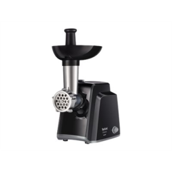 TEFAL | Meat mincer | NE105838 | Black | 1400 W | Number of speeds 1 | Throughput (kg/min) 1.7 | The set includes 3 stainless steel sieves for medium or coarse grinding.