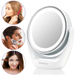 Medisana | CM 835  2-in-1 Cosmetics Mirror | 12 cm | High-quality chrome finish | 88554