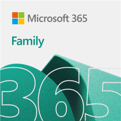 Programa biurui Microsoft 365 Family, iki šešių žmonių, vieniem metam, ESD versija, elektroninė licenzija | 6GQ-00092