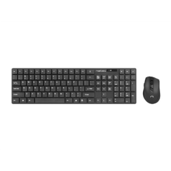 Natec | Keyboard and Mouse | Stringray 2in1 Bundle | Keyboard and Mouse Set | Wireless | Batteries included | US | Black | Wireless connection | NZB-1440
