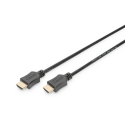 Digitus | Black | HDMI male (type A) | HDMI male (type A) | HDMI High Speed with Ethernet Connection Cable | HDMI to HDMI | 2 m | AK-330114-020-S