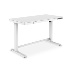 Electric Height Adjustable Desk | 72 - 121 cm | Maximum load weight 50 kg | Metal | White | DA-90406