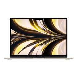 Apple | MacBook Air | Starlight | 13.6 " | IPS | 2560 x 1664 | Apple M2 | 8 GB | SSD 256 GB | Apple M2 8-core GPU | GB | Without ODD | macOS | 802.11ax | Bluetooth version 5.0 | Keyboard language English | Keyboard backlit | Warranty 12 month(s) | Battery warranty 12 month(s) | MLY13ZE/A