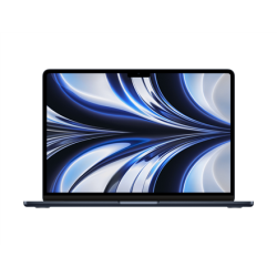 Apple | MacBook Air | Midnight | 13.6 " | IPS | 2560 x 1664 | Apple M2 | 8 GB | SSD 512 GB | Apple M2 10-core GPU | GB | Without ODD | macOS | 802.11ax | Bluetooth version 5.0 | Keyboard language English | Keyboard backlit | Warranty 12 month(s) | Battery warranty 12 month(s) | MLY43ZE/A