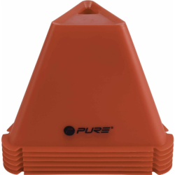 Pure2Improve | Triangle Cones Set of 6 | Red | P2I361110