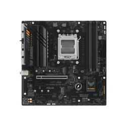 Asus | TUF GAMING A620M-PLUS | Processor family AMD | Processor socket AM5 | DDR5 DIMM | Memory slots 4 | Supported hard disk drive interfaces 	SATA, M.2 | Number of SATA connectors 4 | Chipset  AMD A620 | Micro-ATX | 90MB1EZ0-M0EAY0