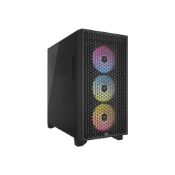 Corsair | RGB Tempered Glass PC Case | 3000D | Black | Mid-Tower | Power supply included No | ATX | CC-9011255-WW