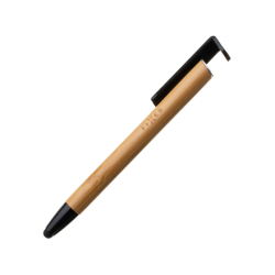 Fixed | Pen With Stylus and Stand | 3 in 1 | Pencil | Stylus for capacitive displays; Stand for phones and tablets | Bamboo | FIXPEN-BA