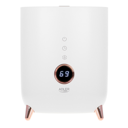 Adler | AD 7972 | Humidifier | 23 W | Water tank capacity 4 L | Suitable for rooms up to 35 m² | Ultrasonic | Humidification capacity 150-300 ml/hr | White | AD 7972 white