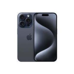 Apple | iPhone 15 Pro | Blue Titanium | 6.1 " | Super Retina XDR display with ProMotion | Apple | A17 Pro | Internal RAM 8 GB | 128 GB | Dual SIM | Nano-SIM and eSIM | 3G | 4G | 5G | Main camera 48+12+12 MP | Secondary camera 12 MP | iOS | 17 | MTV03PX/A