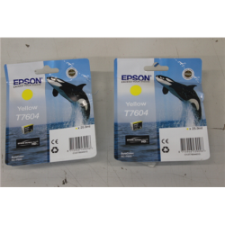 SALE OUT. Epson T7604 ink, Yellow | Epson T7604 | Ink Cartridge | Yellow | DAMAGED PACKAGING | C13T76044010SO