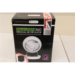 SALE OUT.  | MEACO | Air Circulator MeacoFan 360 | Table Fan | USED AS DEMO, SCRATCHES ON GLOSSY SURFACE | White | Number of speeds 12 | Oscillation | 10 W | No | MeacoFan 360SO