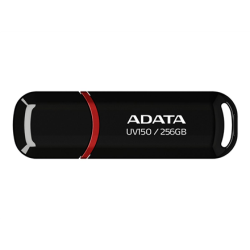 ADATA | USB Flash Drive | UV150 | 256 GB | USB 3.2 Gen1 | Black | AUV150-256G-RBK