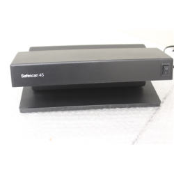 SALE OUT.  SAFESCAN | 45 UV Counterfeit detector | Black | Suitable for Banknotes, ID documents | Number of detection points 1 | DAMAGED PACKAGING, SCRATCHED | 250-03100SO