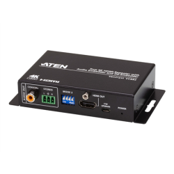 Aten True 4K HDMI Repeater with Audio Embedder and De-Embedder | VC882 | VC882-AT-G