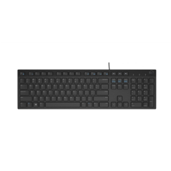 Dell Keyboard KB216 Multimedia Wired Ukrainian Black | 580-AHHE