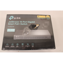 SALE OUT.  | Switch | TL-SG2210P | Web Managed | Desktop | SFP ports quantity 2 | PoE ports quantity 8 | Power supply type External | 36 month(s) | DAMAGED PACKAGING, SMOLL  SCRATCHED ON TOP | TL-SG2210PSO