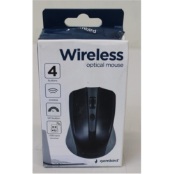 SALE OUT.Gembird MUSW-4B-04-GB Wireless optical Mouse, Spacegrey/black Gembird MUSW-4B-04-GB 2.4GHz Wireless Optical Mouse Optical Mouse USB Spacegrey/Black DAMAGED PACKAGING, SCRATCHES ON TOP | 2.4GHz Wireless Optical Mouse | MUSW-4B-04-GB | Optical Mouse | USB | Spacegrey/Black | DAMAGED PACKAGING, SCRATCHES ON TOP | MUSW-4B-04-GBSO