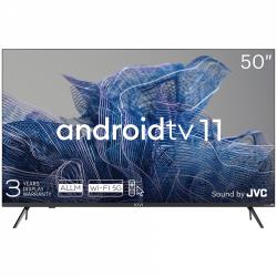50', UHD, Android TV 11, Black, 3840x2160, 60 Hz, Sound by JVC, 2x12W, 70 kWh/1000h , BT5.1, HDMI ports 4, 24 months | 50U750NB