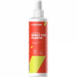 CANYON CCL22, Plastic Cleaning Spray for external plastic and metal surfaces of computers, telephones, fax machines and other office equipment, 250ml, 58x58x195mm, 0.277kg | CNE-CCL22