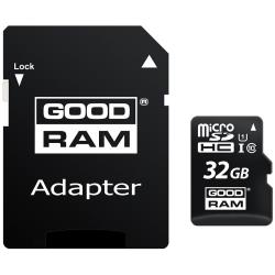 GOODRAM 32GB MICRO CARD cl 10 UHS I + adapter, EAN: 5908267930144 | M1AA-0320R12
