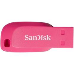 SanDisk Cruzer Blade USB Flash Drive 16GB Electric Pink, EAN: 619659141066 | SDCZ50C-016G-B35PE