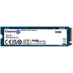 Kingston 500GB NV2 M.2 2280 PCIe 4.0 NVMe SSD, up to 3500/2100MB/s, 160TB, EAN: 740617329858 | SNV2S/500G