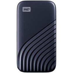WD 1TB My Passport SSD - Portable SSD, up to 1050MB/s Read and 1000MB/s Write Speeds, USB 3.2 Gen 2 - Midnight Blue, EAN: 619659183967 | WDBAGF0010BBL-WESN