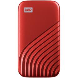 WD 500GB My Passport SSD - Portable SSD, up to 1050MB/s Read and 1000MB/s Write Speeds, USB 3.2 Gen 2 - Red, EAN: 619659185640 | WDBAGF5000ARD-WESN