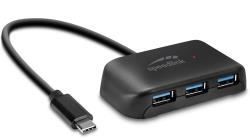 Speedlink USB hub Snappy Evo USB-C 4-port (SL-140202) | SL-140202-BK