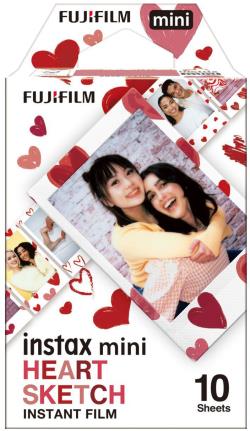 Fujifilm Instax Mini 1x10 Heart Sketch | 4547410497588