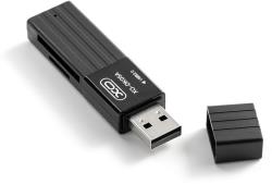 XO memory card reader DK05A 2in1 USB 2.0, black | 6920680831302