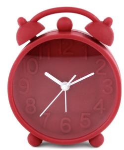  Platinet alarm clock Happiness, red (44870) | 5907595448703