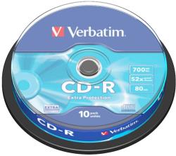 Verbatim CD-R Extra Protection 700MB 52x 10pcs spindle | 023942434375