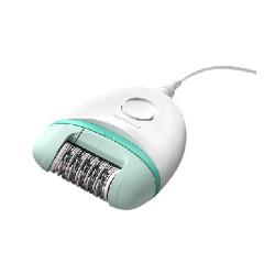 Philips Satinelle Essential Corded compact epilator BRE245/00 for legs + 2 accessories.