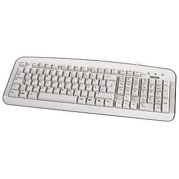 K210 ir 00057208 | Klaviatūros priedai WHITE HAMA | 00057208 biuro įranga ir | Periferija Klaviatūros KEYBOARD | EN/LT/RU BASIC |