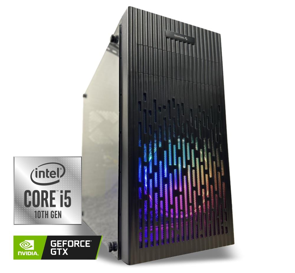 Kompiuteris "GAMING i5 GTX 10-a karta" | Intel® Core™ i5-10400F 2.9~4.3Ghz („CometLake“) | 8GB DDR4 2666Mhz RAM | 512GB SSD | GeForce™ GTX 1650 4GB