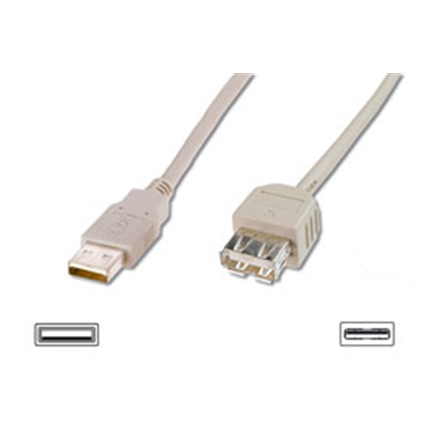Logilink USB 2.0 extender cable  USB A female, USB A male, 1.8 m, Black