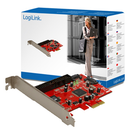 Logilink 2 x SATA ports, 1 xIDE PCIe, 0, 1, JBOD