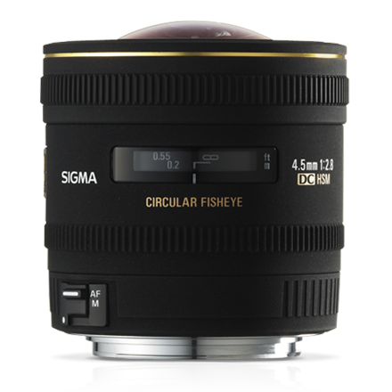 Sigma EX 4.5mm F2.8 DC Zirkular-Fisheye Canon