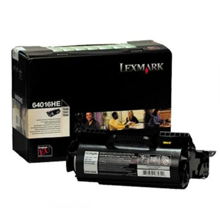 Lexmark 64016HE Cartridge, Black, 21000 pages